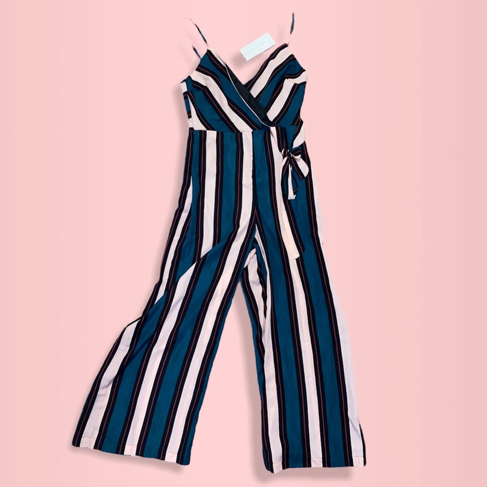 Women's Multicolored Spaghetti Strap Jumpsuit